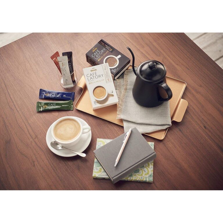 "Unsweetened Cafe Latte - AGF Blendy Caf? Latory Rich Milk 18 Sticks" - Image 4
