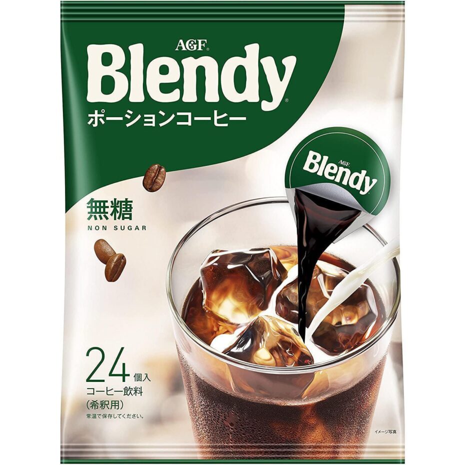 "24 Pieces Unsweetened AGF Blendy Coffee Concentrate (Pack of 3) - Perfect for Home Brewing!" - Image 4