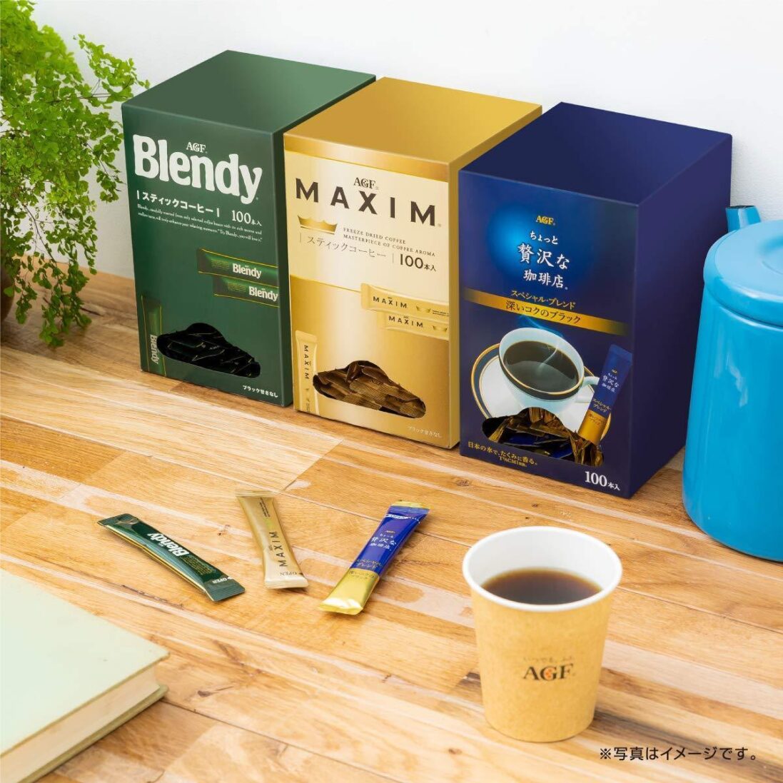 "100 Sticks of AGF Blendy Stick Instant Coffee - Delicious and Convenient!" - Image 3