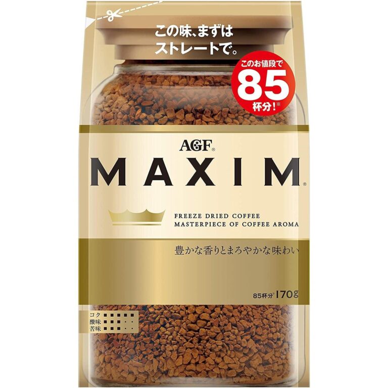 "Premium AGF Maxim Freeze Dried Instant Coffee 170g - Rich, Smooth Taste!"
