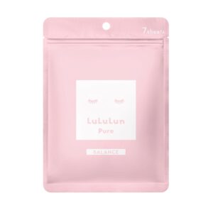 Lululun Pure Pink Balance Facial Sheet Mask 7 Sheets – Face Mask