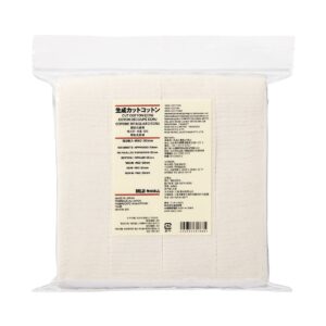 Muji Cut Cotton Ecru Unbleached Facial Cotton Pads 60x50mm 180pcs – Cotton Pads