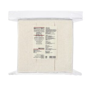 Muji Cut Cotton Ecru Unbleached Facial Cotton Pads Large 90x70mm 135pcs – Cotton Pads