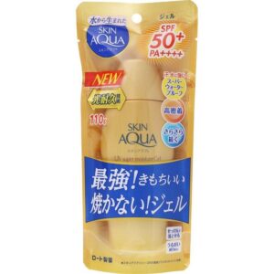 Rohto Skin Aqua Super Moisture Gel Gold Sunscreen SPF50+ PA++++ 110g – Sunscreen