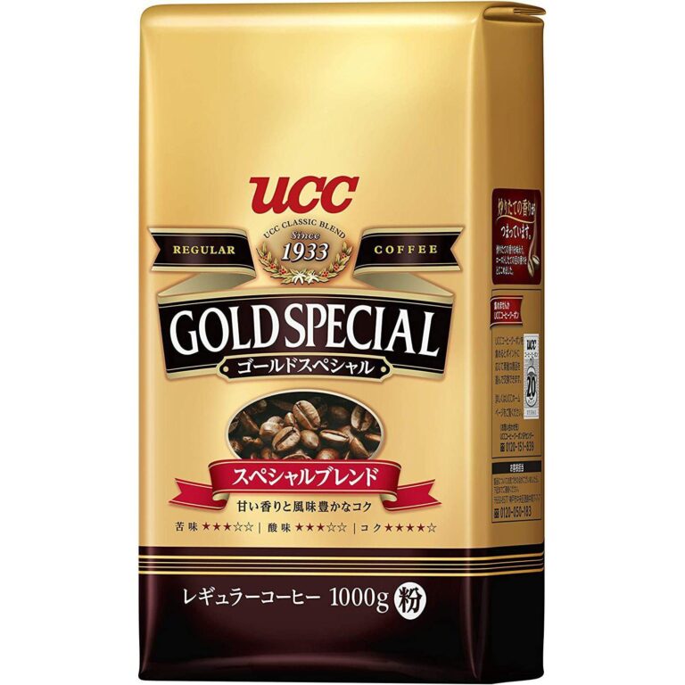 "UCC Gold Special Ground Coffee 1000g - Delicious Special Blend for the Perfect Cup!"