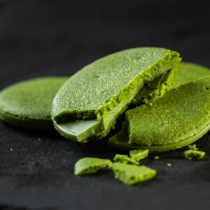 Matcha Indulgence: Matcha Langues de chat Sandwich Cookies 8 Pieces