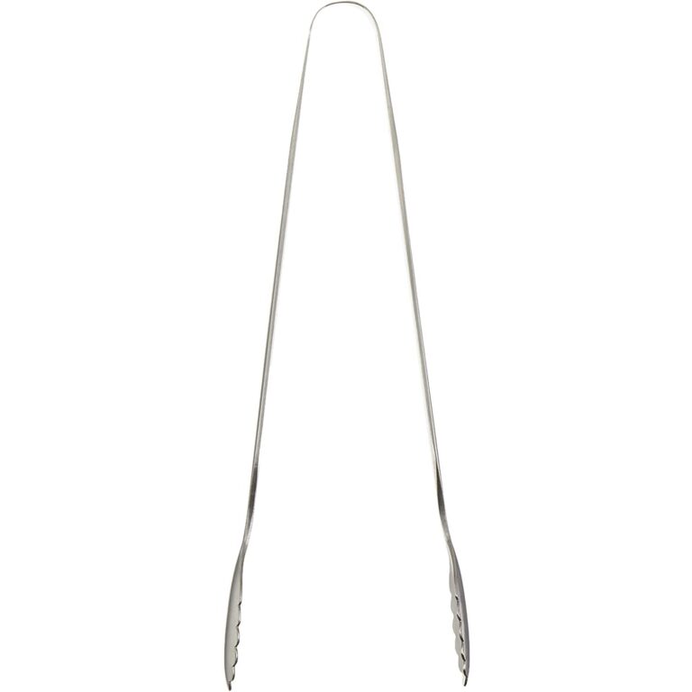 Todai 18-0 Stainless Steel Yakiniku BBQ Tongs Medium Size 180mm