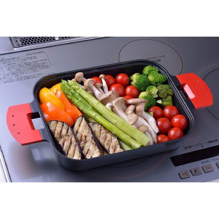 Uchicook Steam Grill with Glass Lid Red UCS16RD