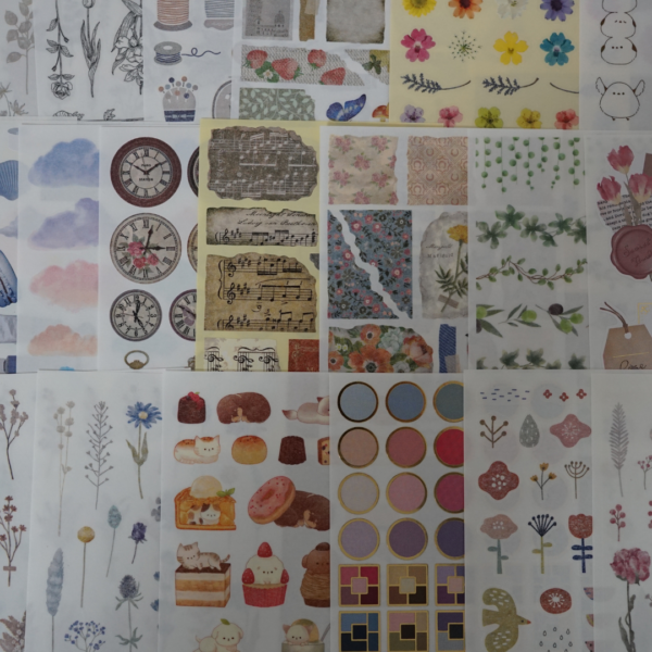Assorted Cute Kawaii Japanese Stickers Pack 16 Mixed Sheets Free Shipping 4