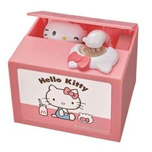 Hello Kitty Piggy Bank with Moving Figure and Sound Gimmick from Japan