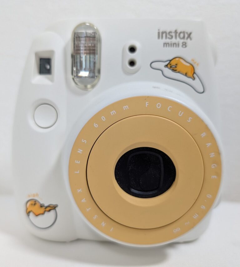 Fujifilm Instax Mini 8 Gudetama Edition Instant Camera - White/Gold, Tested