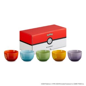 Le Creuset Pokémon Rice Bowl Set Bulbasaur, Charmander, Pikachu 2024