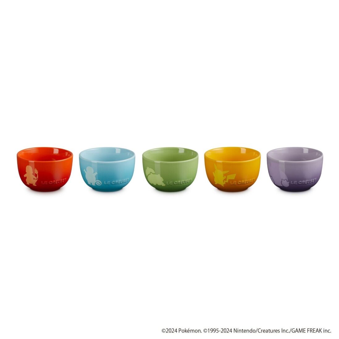Le Creuset Pokémon Rice Bowl Set Bulbasaur, Charmander, Pikachu 2024 - Image 3