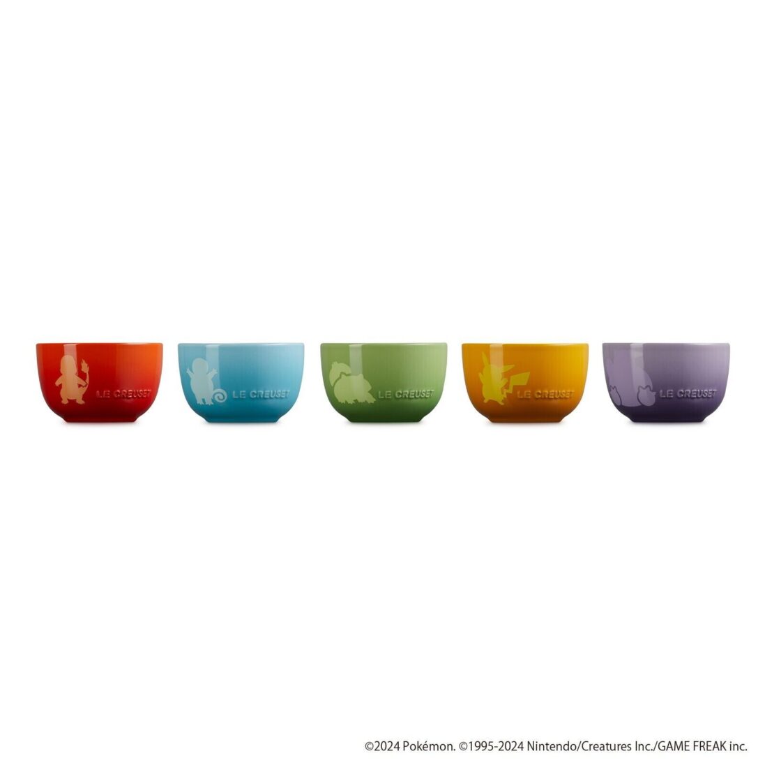 Le Creuset Pokémon Rice Bowl Set Bulbasaur, Charmander, Pikachu 2024 - Image 5