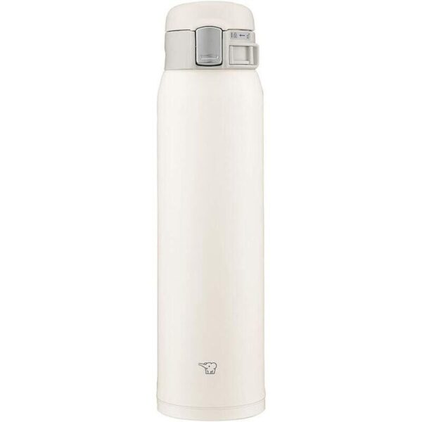 ZOJIRUSHI Water Bottle Direct Drinking Stainless Mug 600ml White SM-SF60-WM - Image 2