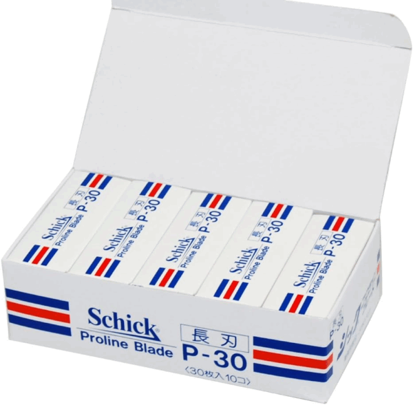 Schick Proline Long Blade Replacement P-30 30 x 10 set Total 300pcs