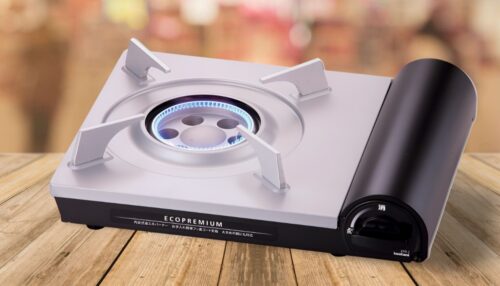 Iwatani Cassette Feu CB-EPR-1 Eco Premium High-Efficiency Portable Gas Stove
