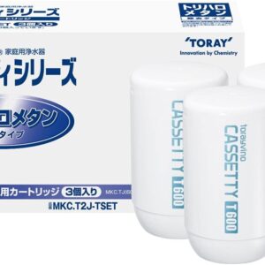 Torayvino Cassetty T600 Water Filter Replacement Cartridges (3-Pack)