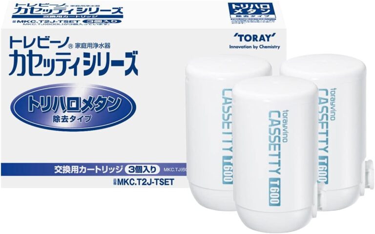 Torayvino Cassetty T600 Water Filter Replacement Cartridges (3-Pack)