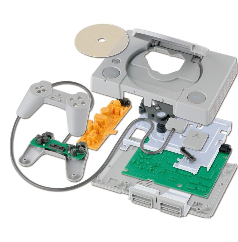 BEST HIT CHRONICLE PlayStation SCPH-1000 2/5 Color-Coded Plastic Model Kit - Image 4