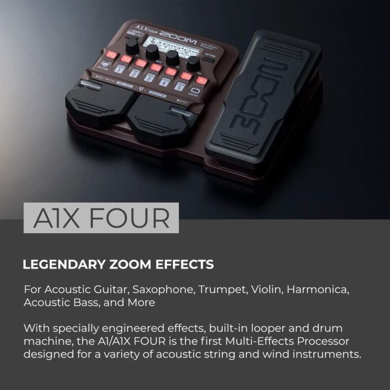 ZOOM A1X FOUR Acoustic Multi-Effects Processor - Brand New - Image 4