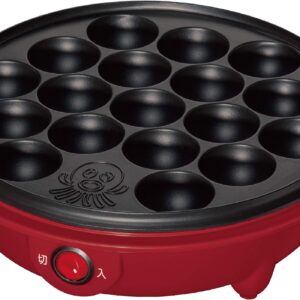 Spice Up Your Kitchen with the Yamazen Takoyaki Maker Red