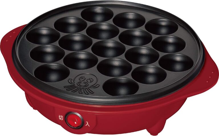 Spice Up Your Kitchen with the Yamazen Takoyaki Maker Red