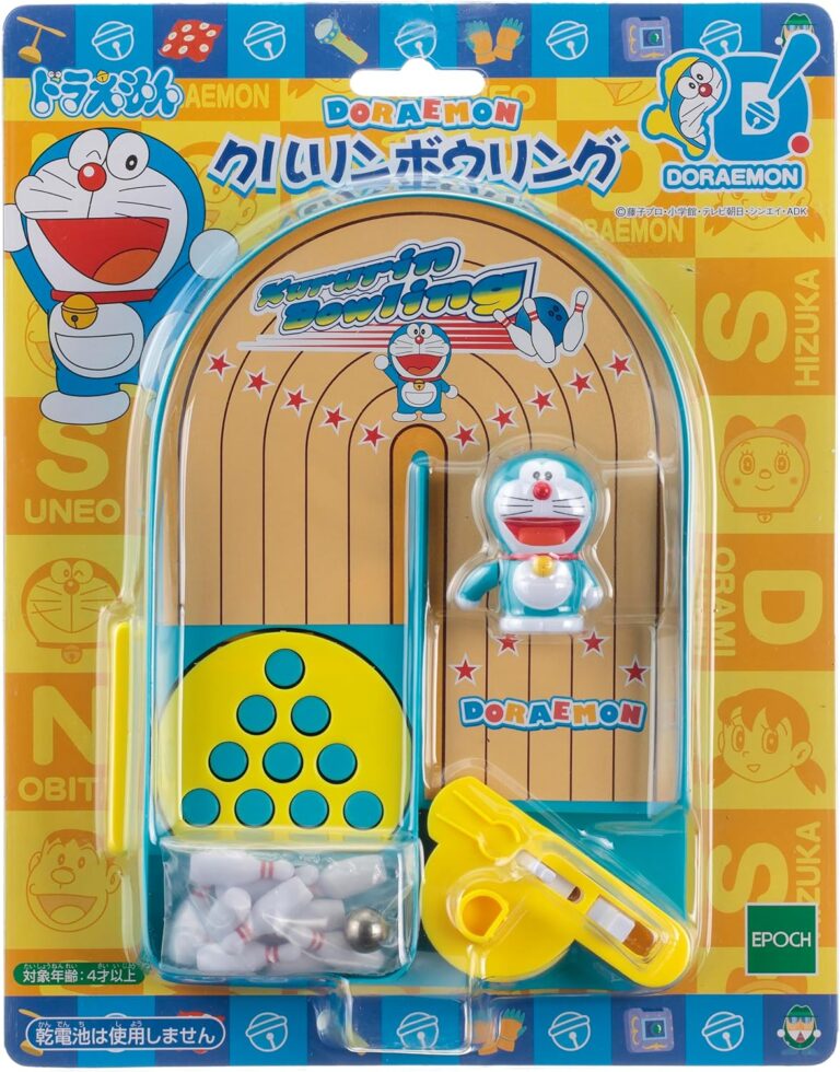 EPOCH Doraemon Bowling Mini Toy 19cm Game Toy for Kids - Image 2