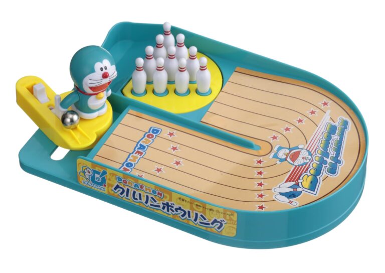 EPOCH Doraemon Bowling Mini Toy 19cm Game Toy for Kids