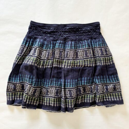 Free People Skirt Mini Black Cotton Ruffle Size Small (Copy)