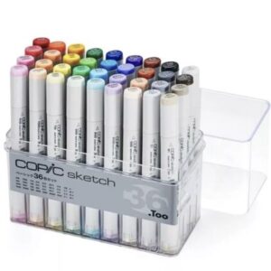 Copic Sketch BASIC Marker 36 Color Set Artist Markers JAPAN BRAND NEW