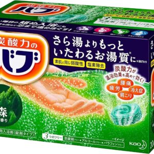 Kao Bub Bath Tablets Forest Scent 20 Tablets Japanese Fizzy Bath Bombs Relaxation