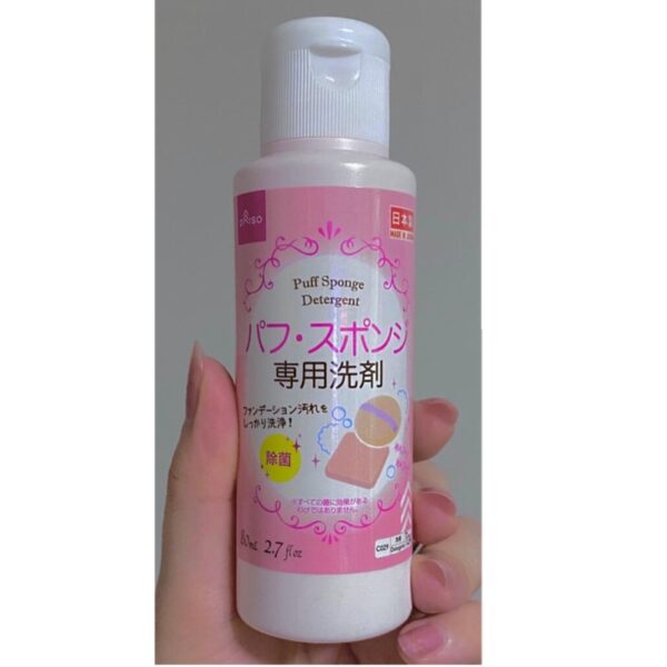 Makeup Tool Cleaner Puff/Brush/Sponge Detergent Liquid Cleaning 10Pack Set 80ml - Image 2