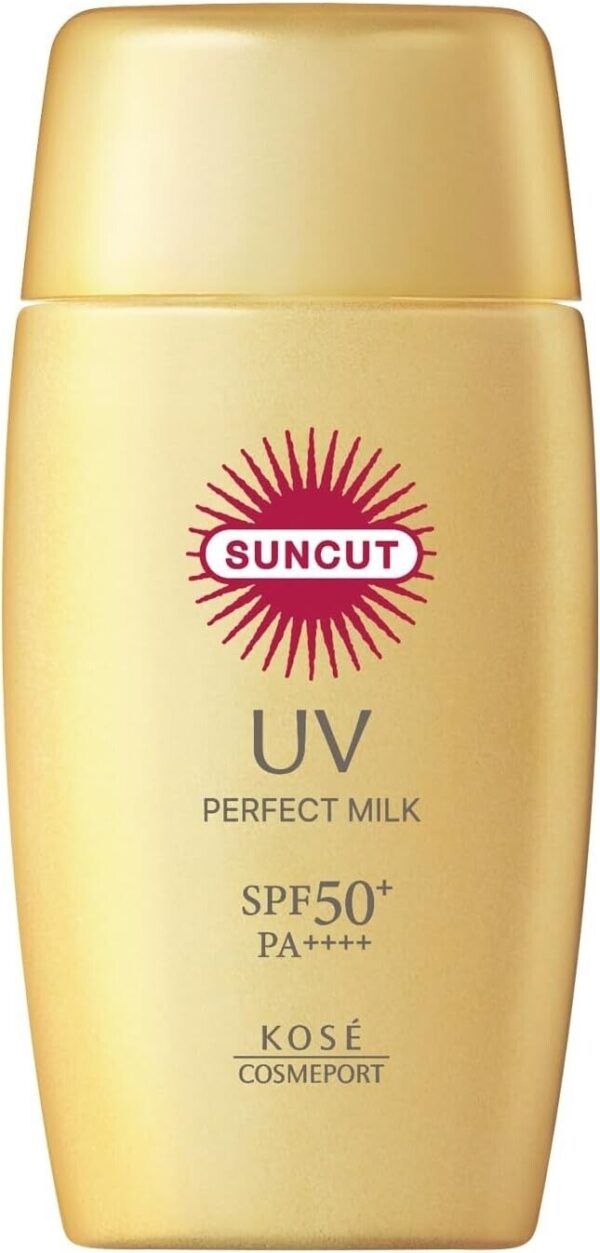 SUNCUT Perfect UV Milk Sunscreen 50g SPF50+ PA++++ Kose Made in Japan - Image 2
