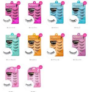 3D Diamond Lash False Eyelashes - 5 Pairs, 1DAY Matsuek Series from Japan