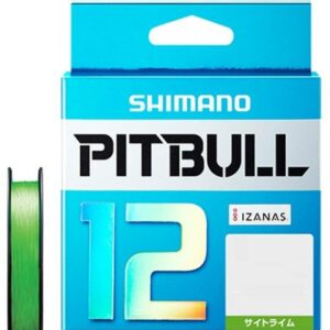 SHIMANO PITBULL 12 - High Strength 200m Lime Green Braided Line PE from Japan