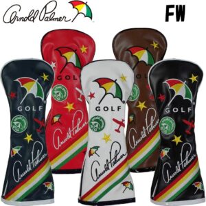 Classic Arnold Palmer APHC-09JF Fairway Wood Headcover - Cat Hand Type Design - Premium Golf Accessory from Japan