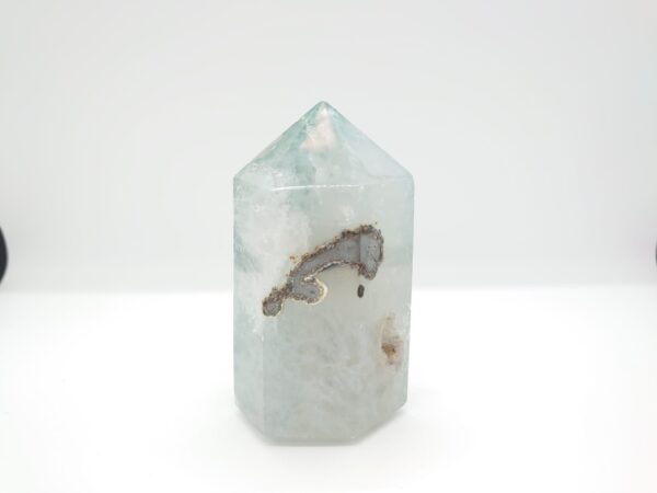 Natural Green Amethyst Quartz Tower 392g   From Uruguay - Image 2
