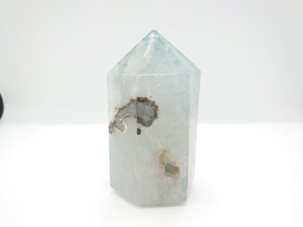 Natural Green Amethyst Quartz Tower 392g   From Uruguay - Image 7