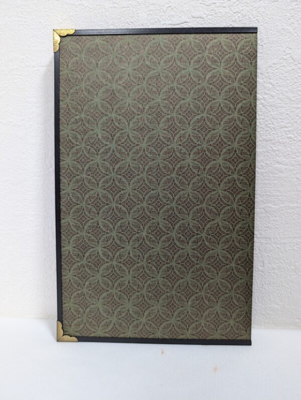 Vintage Japanese Folding Screen Decor with Gold Leaf and Fan Motif Design - Image 3