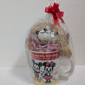 Disney Mickey and Friends Mug with Teddy Bear Plush - Gift Set, New in Packaging
