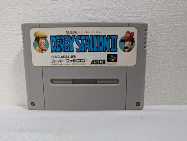 Derby Stallion III Super Famicom Cartridge japan