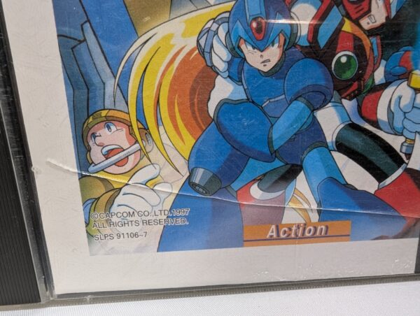 Rockman X4 PlayStation 1 Japan Import SLPS 91106-7 - Case Cracked - Image 2