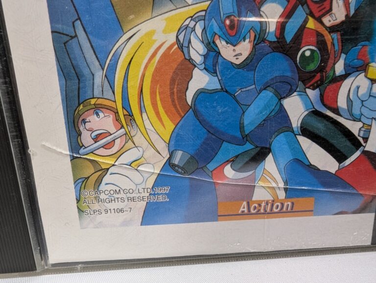 Rockman X4 PlayStation 1 Japan Import SLPS 91106-7 - Case Cracked - Image 2