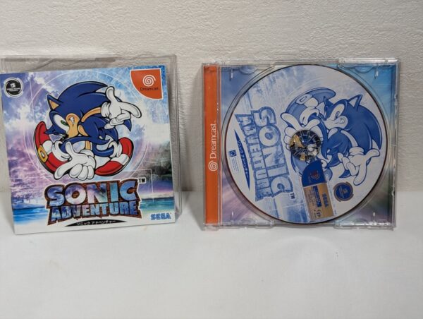 Sonic Adventure Sega Dreamcast Japan Import HDR-0001 - Complete, Case Cracked - Image 4
