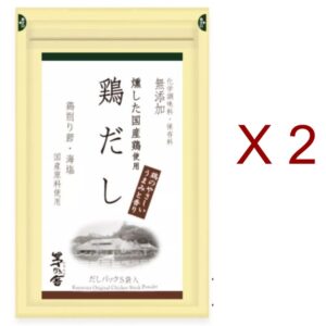 Kayanoya Chicken Dashi Japanese Traditional Chicken Soup Stock Powder 2Pack Set
