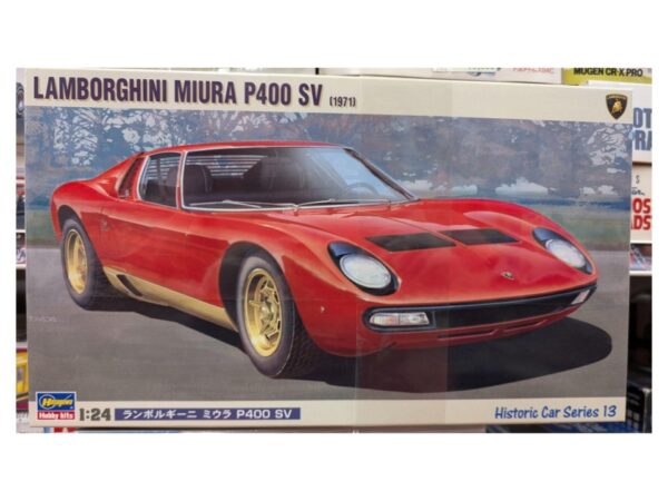 Hasegawa 1/24 Scale LAMBORGHINI MIURA P400 SV 1971 Plastic Model Kit