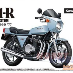 AOSHIMA 1/12 Kawasaki KZT00D Z1-R 1977 CUSTOM Model Kit – Premium Detailed Scale Model for Enthusiasts