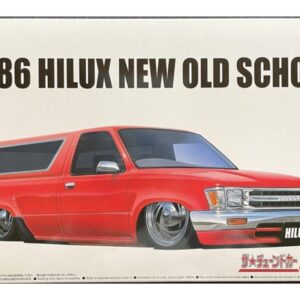 Aoshima 1/24 Toyota Hilux New Old School 1995 Model Kit - Premium Detailed Build for Enthusiasts