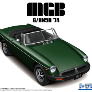 AOSHIMA 1/24 Model Car No.102 MG-B MK-3 ’74 Plastic Model Kit - Premium Quality for Enthusiasts